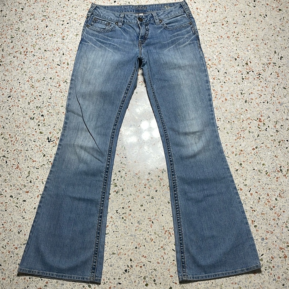 Silver Aiko Boot Cut Jeans Size 29/33Long